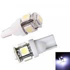 Bd002060 Wedge T10 2pcs 90 Turn Car Smd 5050 Light 5 Led Sku Lumens