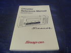 Zmt2500-1000-03 Snap On New Chrysler