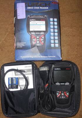 Zr15s Zurich 57662 Obd2 Code Reader With 3.5 Inch Display And Active Test/fixassist