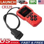 Launch Creader CR329 Passenger Scan Diagnostic Tool Codes Battery Tester. Fixed Price $35.95.
