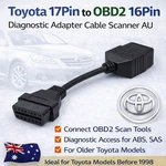 Toyota 17PIN OBD2 16PIN Adapter Cable Diagnostic Scanner For Yaris P2. Fixed Price $14.86.