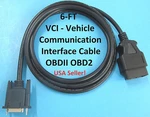 6FT Obdii OBD2 Cable For Bosch Mastertech J2534 Vci Diagnostic Scanner Module. Fixed Price $59.98.