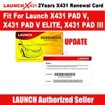 Launch X431 Pad V Elite Iii Two Years Online Software Update Renewal Card. Fixed Price $799.00.