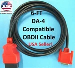 6FT Obdii OBD2 Cable Compatible With DA-4 For Snap Scanner Triton D8 EEMS343W. Fixed Price $31.50.
