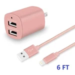 Wall Charger,usb Cable,fast Changer,dual Port CUBE+6 Ft Cable,free Ship. Fixed Price $15.99.