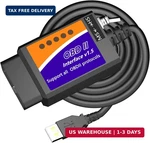 OBD2 Usb Cable Diagnostic Tool Code Reader Scanner In. Fixed Price $28.27.