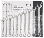 Sunex 9915A 14-PIECE Fractional Sae Full Polish V-groove Combination Wrench Set. Fixed Price $119.39.