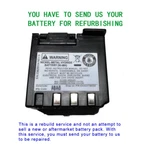 Rebuild Service For Snap-on Modis Battery EAA0273B05A EEMS301A01. Fixed Price $80.00.