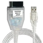 Mini Vci J2534 OBD2 Techstream Diagnostic Cable For Toyota W/ Software V18. Fixed Price $55.99.