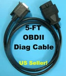 Obdii OBD2 Cable For Techmate J-50190 Signal TECH2 Tpms Scan Tool 5FT. Fixed Price $35.99.