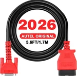 Autel Original OBD2 Main Test Cable, 5.6FT 1.7M, 16 Pin Obdii Diagnostic. Fixed Price $28.50.