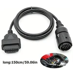 New Motorcycle 10 16PIN For Bmw OBD2 Connector Diagnostic Scanner Cable. Fixed Price $17.99.