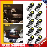 10PCS Auxito 194 T10 168 W5W Led White Smd Canbus Free Error Wedge Light Bulb. Fixed Price $8.54.