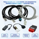 6PCS Diagnostic Programming Cable Adapter Tool Set For Tesla Model 3/Y S/x. Fixed Price $62.69.