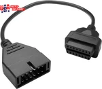 OBD1 Scanner To OBD2 Gm Adapter Cable Code Reader 12 Pins Ii 16. Fixed Price $15.68.