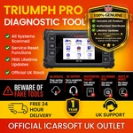 Icarsoft Triumph Diagnostic Tool OBD2 Scanner Tiger 800 850 900 1200 Explorer. Fixed Price $208.38.
