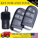 For Chrysler 300 Dodge Charger Journey Dart Smart Remote Key Fob Kit Tool. Fixed Price $109.24.