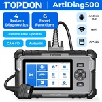Topdon ARTIDIAG500 OBD2 Scanner Code Reader Check Engine Transmission Abs Srs. Fixed Price $145.00.