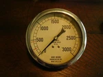 1940S 1950S Gm Kent-moore Automotive Brake Pressure Gauge 0-3000. Fixed Price $35.00.