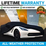 100% Waterproof All Weather 1988-2024 Ford Mustang Premium Custom Car Cover. Fixed Price $119.99.