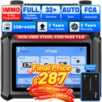 Xtool Used X100PAD V2.0 Auto Car Diagnostic OBD2 Scanner + Eeprom Adapter. Fixed Price $359.00.