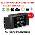 ELM327 Wifi OBD2 Code Reader Scanner Car Diagnostic Tools Fault Detector-new. Fixed Price $7.84.
