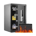 Electric Safe 2.2 Cubic Ft Fingerprint Digital Cabinet Security Fire-proof. Fixed Price $179.79.