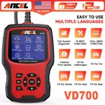 Ancel VD700-US For Vw Audi Car Diagnostic All System OBD2 Scanner Epb Oil Dpf. Fixed Price $83.99.