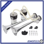 New Dual Trumpet Loud Train Air Horn System Kit For Car/truck/boat Chrome 12V. Fixed Price $345.97.
