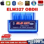 OBD2 Car Bluetooth Scanner Code Reader Obdii ELM327 Tool For Iphone. Fixed Price $8.99.