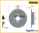 2PCS Brake Disc Pro Textar 92175003 For Mini. Fixed Price $110.30.
