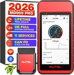 Autel Maxidiag MD909 Pro OBD2 Scanner Lifetime Free Updates 2.0 Version Of MX808. Fixed Price $325.00.