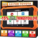 Launch X431 Elite 2.0 For Toyota Car OBD2 Scanner Full Systems Diagnostic Tools. Fixed Price $159.00.