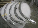 77 - 86 Bmw E23 Series 733I Chrome Brass Fender Trim Molding 4 Piece New Nos. Fixed Price $170.99.