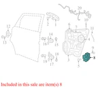 2008-2010 Dodge Journey Front Left Door Latch Oem 4589424AD Used. Fixed Price $39.99.