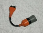 488024 Nexiq J1708 Pro-link / Plus 6 Pin Round Deutsch Truck Adapter Orange. Fixed Price $60.00.
