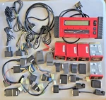 Snap-on MT2500 Super Deluxe Scanner With Cartridges, Adapters, Manuals, Keys. Fixed Price $325.00.