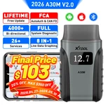 2026 Xtool A30M V2.0 Bluetooth Full System Diagnostic Bidirectional Scanner. Fixed Price $129.00.