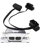 Automotive Extension Cable Point Two/one Tow Elbow Flat Wire OBD2 Ad. Fixed Price $13.45.