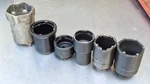 Snap On & Otc 6 Pc 1/2" Drive Axle Nut Ball Joint Impact Socket Set 4WD Dana. Fixed Price $159.99.