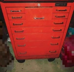 Matco Tool Box Chest & Roller Cabinet 27''X18''X39"; Drawer Red. Fixed Price $350.00.