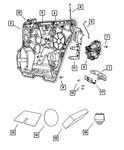 Genuine Mopar Rear Door Latch Left 4589699AF. Fixed Price $26.42.