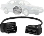 Obdii Adapter Fit For Toyota 17 Pin OBD1 16 OBD2 Diagnostic Cable,compati. Fixed Price $24.10.