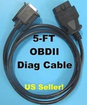 5-FT Bluepoint Microscan Scanner EESC717 Obdii OBD2 Cable Replaces EAX0069L00A. Fixed Price $31.99.