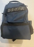 Innova Disc Golf Backpack Bag Black Blue Multi Pocket Storage. Fixed Price $22.49.