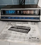 General Electric Am/fm Model 7-4662A Electronic Digital Clock Radio Woodgrain. Fixed Price $45.95.