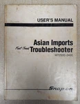 Snap-on User's Manual Asian Imports Fast-track Troubleshooter MT2500-2490. Fixed Price $19.99.