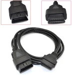Obdii OBD2 16 Pins Female 5 Ft Extension Cable Auto Diagnostic Extender. Fixed Price $12.99.