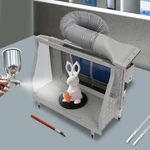 Airbrush Spray Booth Dual-filter Portable Hobby Paint W/led. Fixed Price $187.89.