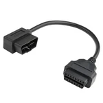 Ollgen 1FT 30CM Obd-ii OBD2 Right Angle 16 Pin Auto Car Male Mini, Black. Fixed Price $14.99.
